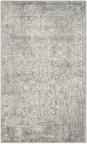 Safavieh Evoke 256 Power Loomed  Rug Silver / Ivory EVK256S-5SQ
