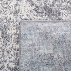 Safavieh Evoke 256 Power Loomed  Rug Silver / Ivory EVK256S-5SQ