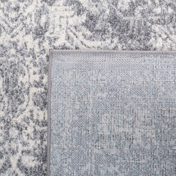 Safavieh Evoke 256 Power Loomed  Rug Silver / Ivory EVK256S-5SQ