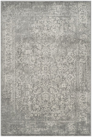 Safavieh Evoke 256 Power Loomed  Rug Silver / Ivory EVK256S-5SQ