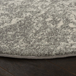 Safavieh Evoke 256 Power Loomed  Rug Silver / Ivory EVK256S-5SQ