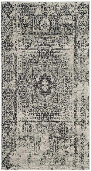 Safavieh Evoke 260 Power Loomed  Rug Ivory / Black EVK260T-4