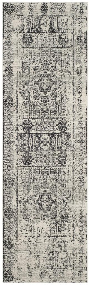 Safavieh Evoke 260 Power Loomed  Rug Ivory / Black EVK260T-4