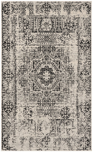 Safavieh Evoke 260 Power Loomed  Rug Ivory / Black EVK260T-4