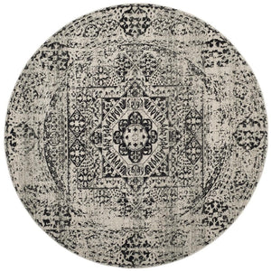 Safavieh Evoke 260 Power Loomed  Rug Ivory / Black EVK260T-4
