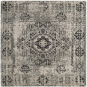 Safavieh Evoke 260 Power Loomed  Rug Ivory / Black EVK260T-4