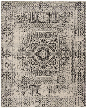 Safavieh Evoke 260 Power Loomed  Rug Ivory / Black EVK260T-4