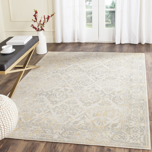 Safavieh Evoke 264 Power Loomed  Rug Ivory / Grey EVK264D-4
