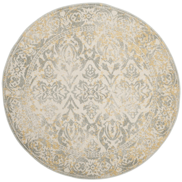 Safavieh Evoke 264 Power Loomed  Rug Ivory / Grey EVK264D-4