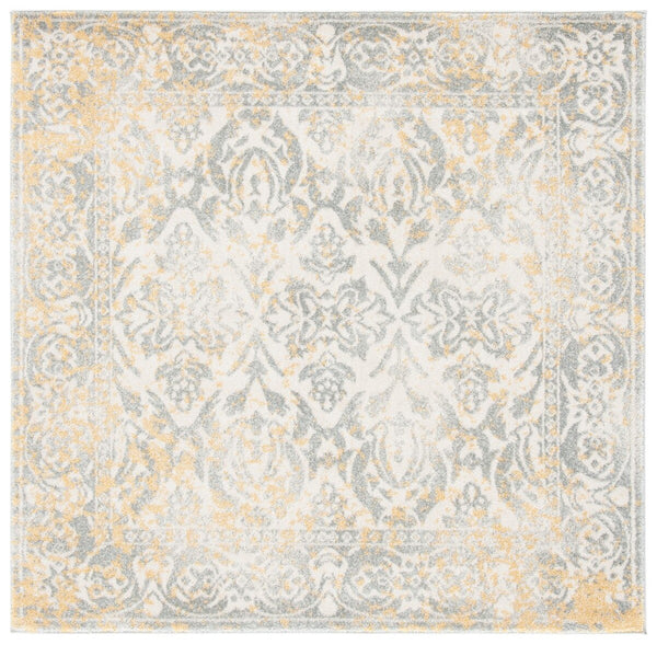Safavieh Evoke 264 Power Loomed  Rug Ivory / Grey EVK264D-4