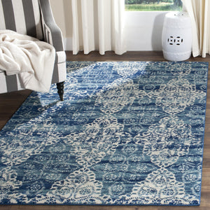 Safavieh Evoke 266 Power Loomed  Rug Royal / Ivory EVK266F-4