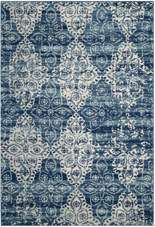 Safavieh Evoke 266 Power Loomed  Rug Royal / Ivory EVK266F-4