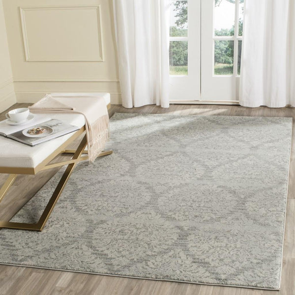 Safavieh Evoke 268 Power Loomed Rug Grey / Silver 4' x 6'