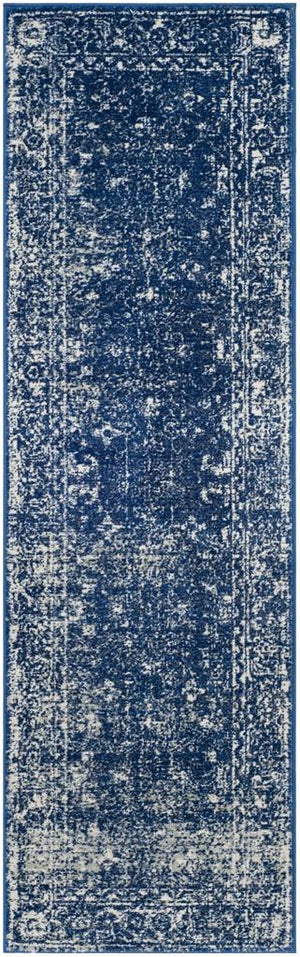 Safavieh Evoke 270 Power Loomed  Rug Navy / Ivory EVK270A-5SQ