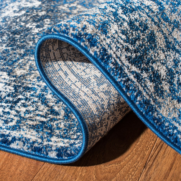 Safavieh Evoke 270 Power Loomed  Rug Navy / Ivory EVK270A-5SQ