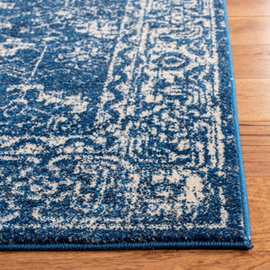 Safavieh Evoke 270 Power Loomed  Rug Navy / Ivory EVK270A-5SQ