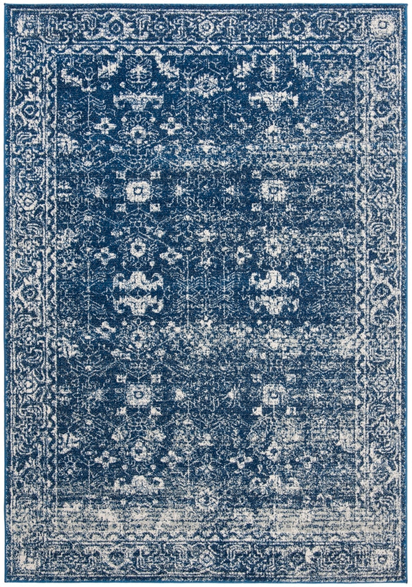 Safavieh Evoke 270 Power Loomed  Rug Navy / Ivory EVK270A-5SQ