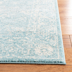 Safavieh Evoke 270 Power Loomed  Rug Light Blue / Ivory EVK270D-5SQ
