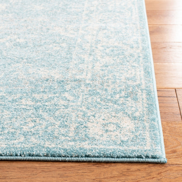Safavieh Evoke 270 Power Loomed  Rug Light Blue / Ivory EVK270D-5SQ