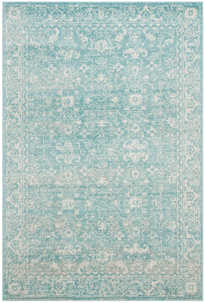 Safavieh Evoke 270 Power Loomed  Rug Light Blue / Ivory EVK270D-5SQ