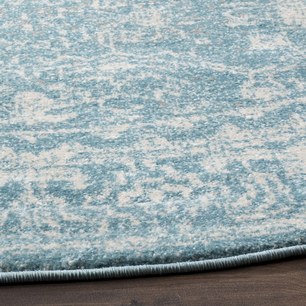 Safavieh Evoke 270 Power Loomed  Rug Light Blue / Ivory EVK270D-5SQ
