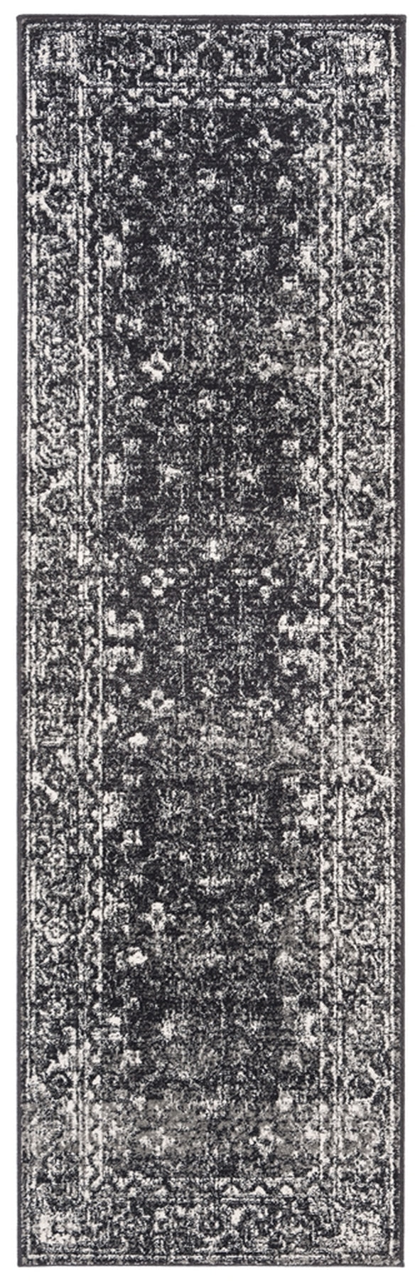 Safavieh Evoke 270 Power Loomed Transitional Rug Charcoal / Ivory EVK270K-3SQ