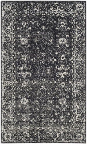 Safavieh Evoke 270 Power Loomed  Rug Charcoal / Ivory EVK270K-4