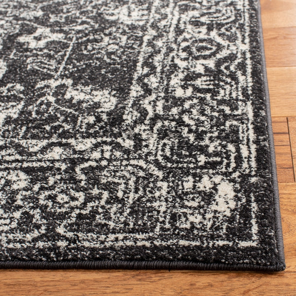 Safavieh Evoke 270 Power Loomed Transitional Rug Charcoal / Ivory EVK270K-3SQ