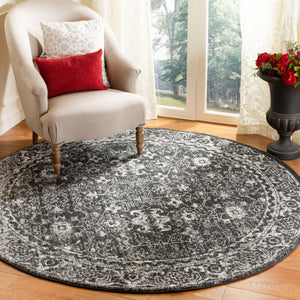 Safavieh Evoke 270 Power Loomed  Rug Charcoal / Ivory EVK270K-4