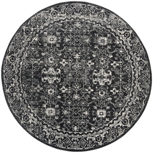 Safavieh Evoke 270 Power Loomed  Rug Charcoal / Ivory EVK270K-4