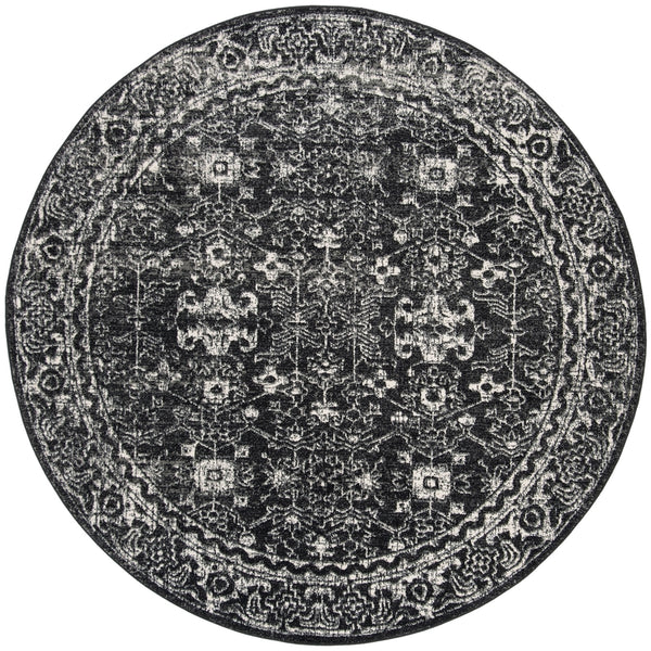 Safavieh Evoke 270 Power Loomed  Rug Charcoal / Ivory EVK270K-4