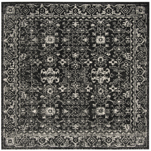 Safavieh Evoke 270 Power Loomed Transitional Rug Charcoal / Ivory EVK270K-3SQ