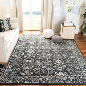 Safavieh Evoke 270 Power Loomed  Rug Charcoal / Ivory EVK270K-4