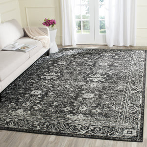 Safavieh Evoke 270 Power Loomed  Rug Charcoal / Ivory EVK270K-4