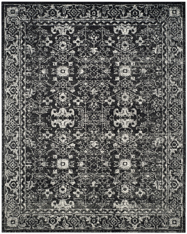 Safavieh Evoke 270 Power Loomed Transitional Rug Charcoal / Ivory EVK270K-3SQ