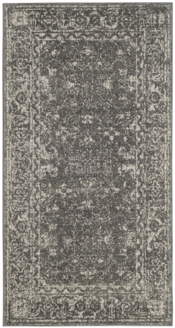 Safavieh Evoke 270 Power Loomed Transitional Rug Grey / Ivory EVK270S-3SQ
