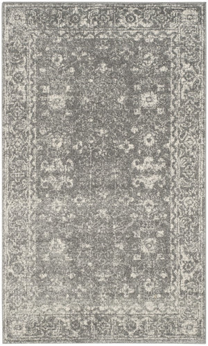 Safavieh Evoke 270 Power Loomed Transitional Rug Grey / Ivory EVK270S-3SQ