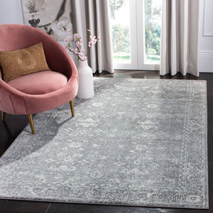 Safavieh Evoke 270 Power Loomed  Rug Grey / Ivory EVK270S-4