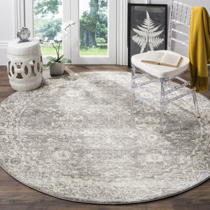 Safavieh Evoke 270 Power Loomed  Rug Grey / Ivory EVK270S-4