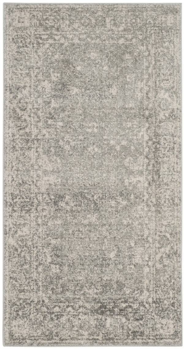 Safavieh Evoke 270 Power Loomed Transitional Rug Silver / Ivory EVK270Z-3SQ