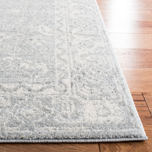 Safavieh Evoke 270 Power Loomed Transitional Rug Silver / Ivory EVK270Z-3SQ
