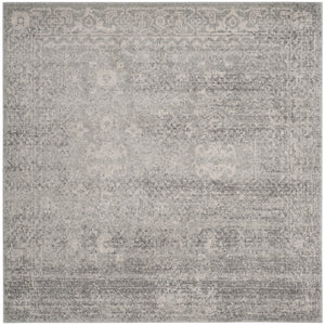 Safavieh Evoke 270 Power Loomed Transitional Rug Silver / Ivory EVK270Z-3SQ