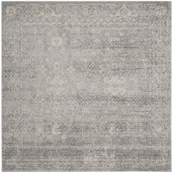 Safavieh Evoke 270 Power Loomed Transitional Rug Silver / Ivory EVK270Z-3SQ