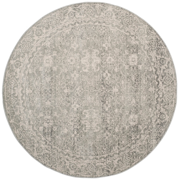 Safavieh Evoke 270 Power Loomed  Rug Silver / Ivory EVK270Z-4