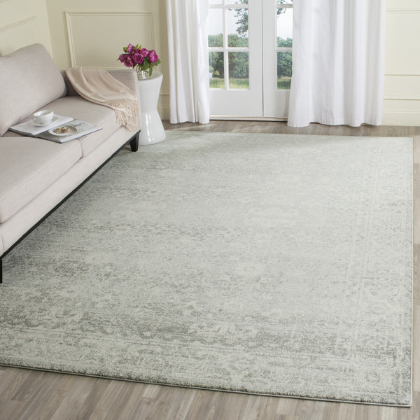 Safavieh Evoke 270 Power Loomed  Rug Silver / Ivory EVK270Z-4