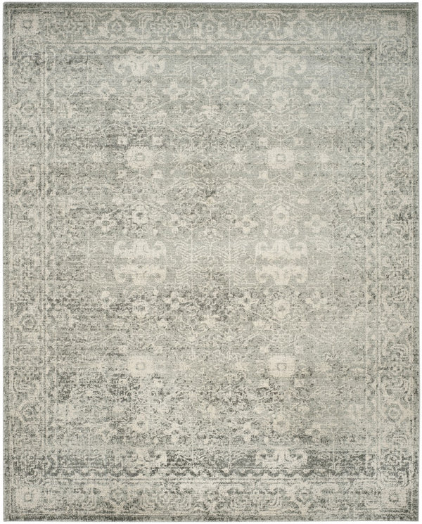 Safavieh Evoke 270 Power Loomed Transitional Rug Silver / Ivory EVK270Z-3SQ