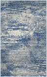 Safavieh Evoke 272 Power Loomed Transitional Rug Navy / Ivory EVK272A-9SQ