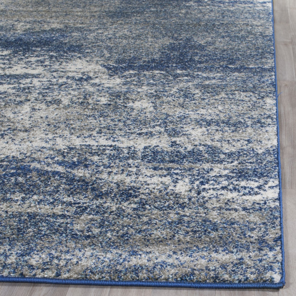 Safavieh Evoke 272 Power Loomed  Rug Navy / Ivory EVK272A-8SQ