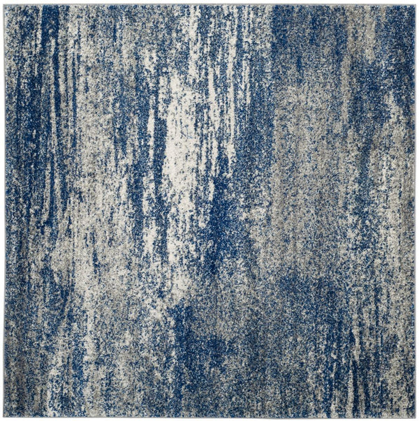 Safavieh Evoke 272 Power Loomed Transitional Rug Navy / Ivory EVK272A-9SQ