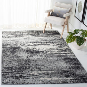 Safavieh Evoke 272 Power Loomed  Rug Ivory / Dark Grey EVK272G-5SQ